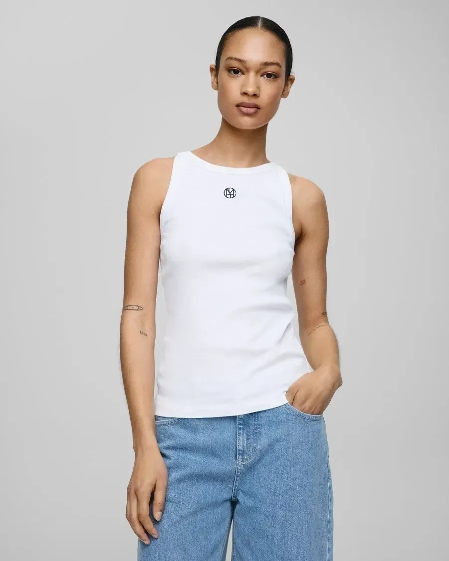 MSCHGubbe Rasmia Icon SL Top	B White Black