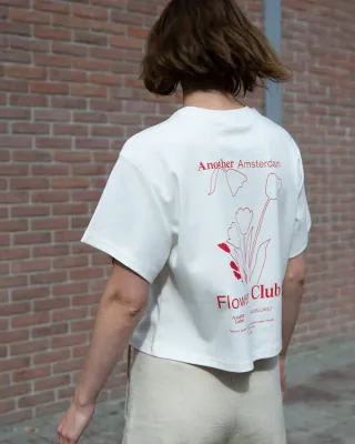 Gina flower t-shirt s/s	Off-white