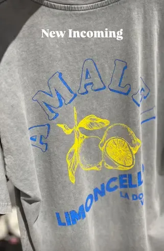 T-shirt dames limoncello