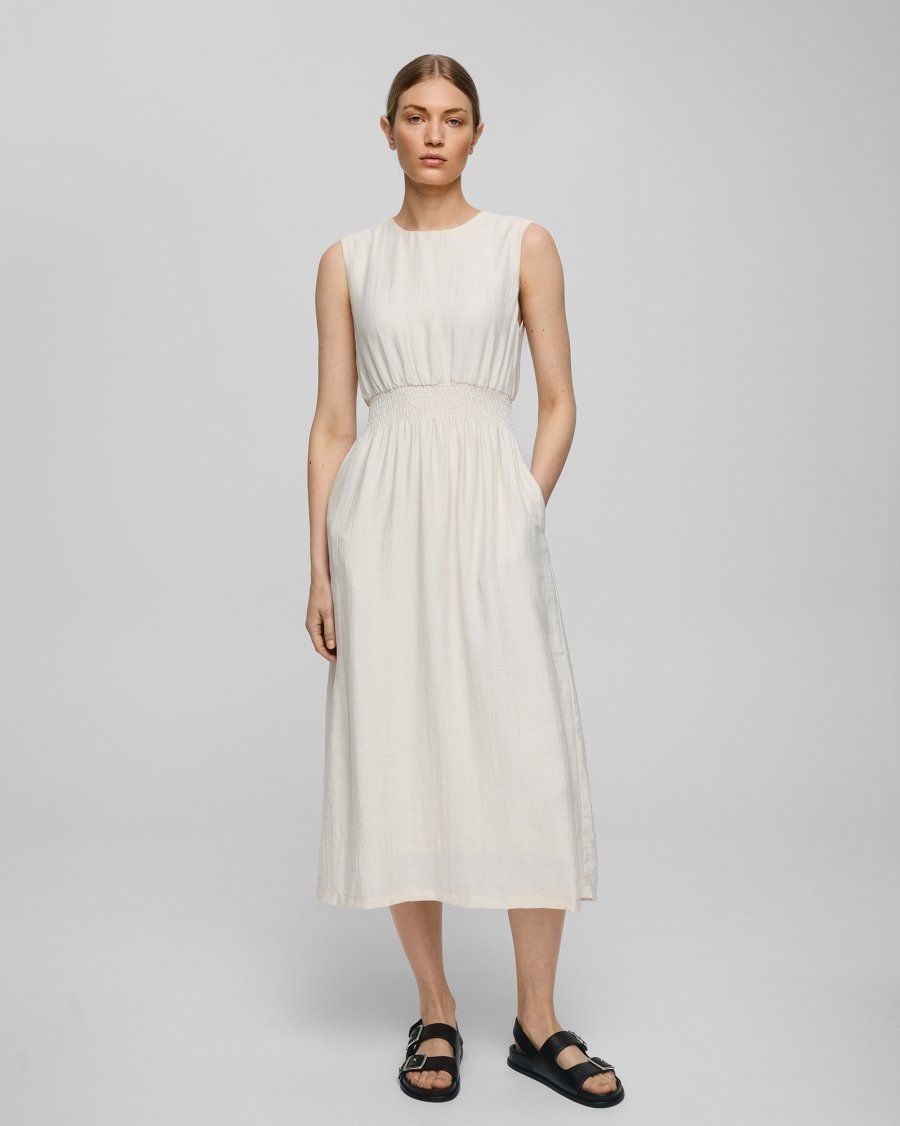 Jurk MSCHDisa SL Dress	Sand Melange