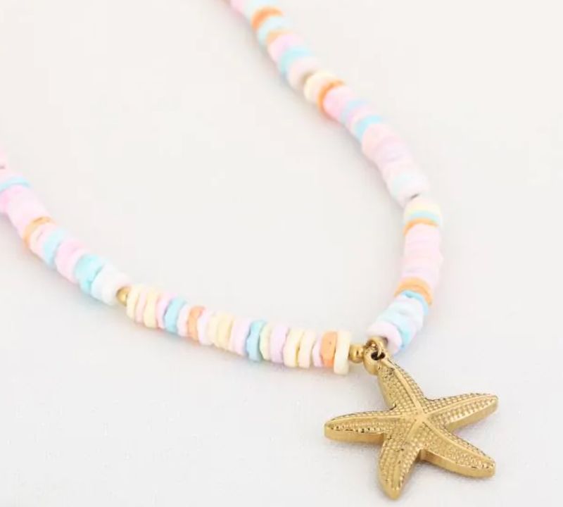 Ketting rainbow ster