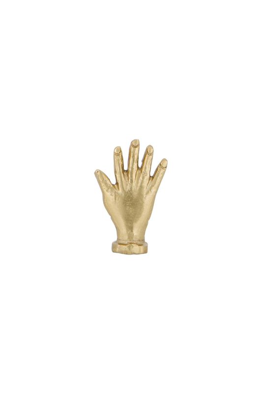 Kaartenstandaard metaal hand goud