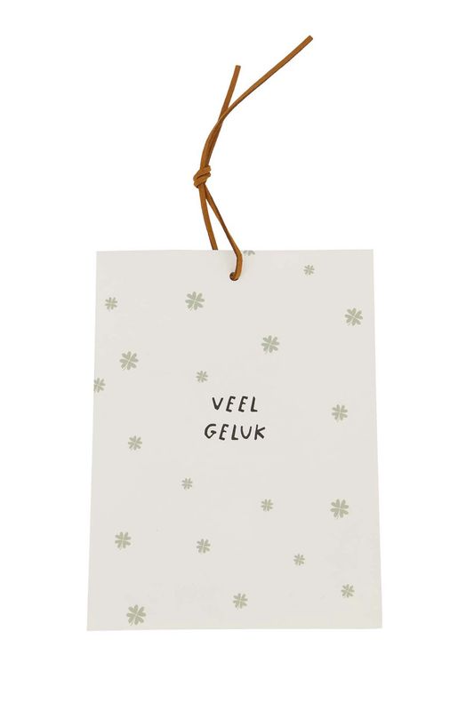 Geurzakje veel geluk wit/groen