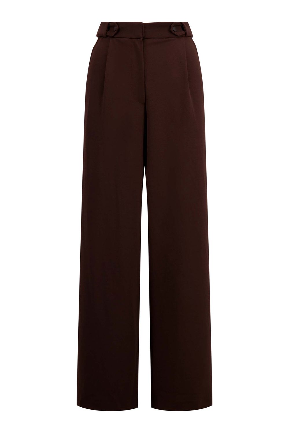 Broek met bandplooi detail