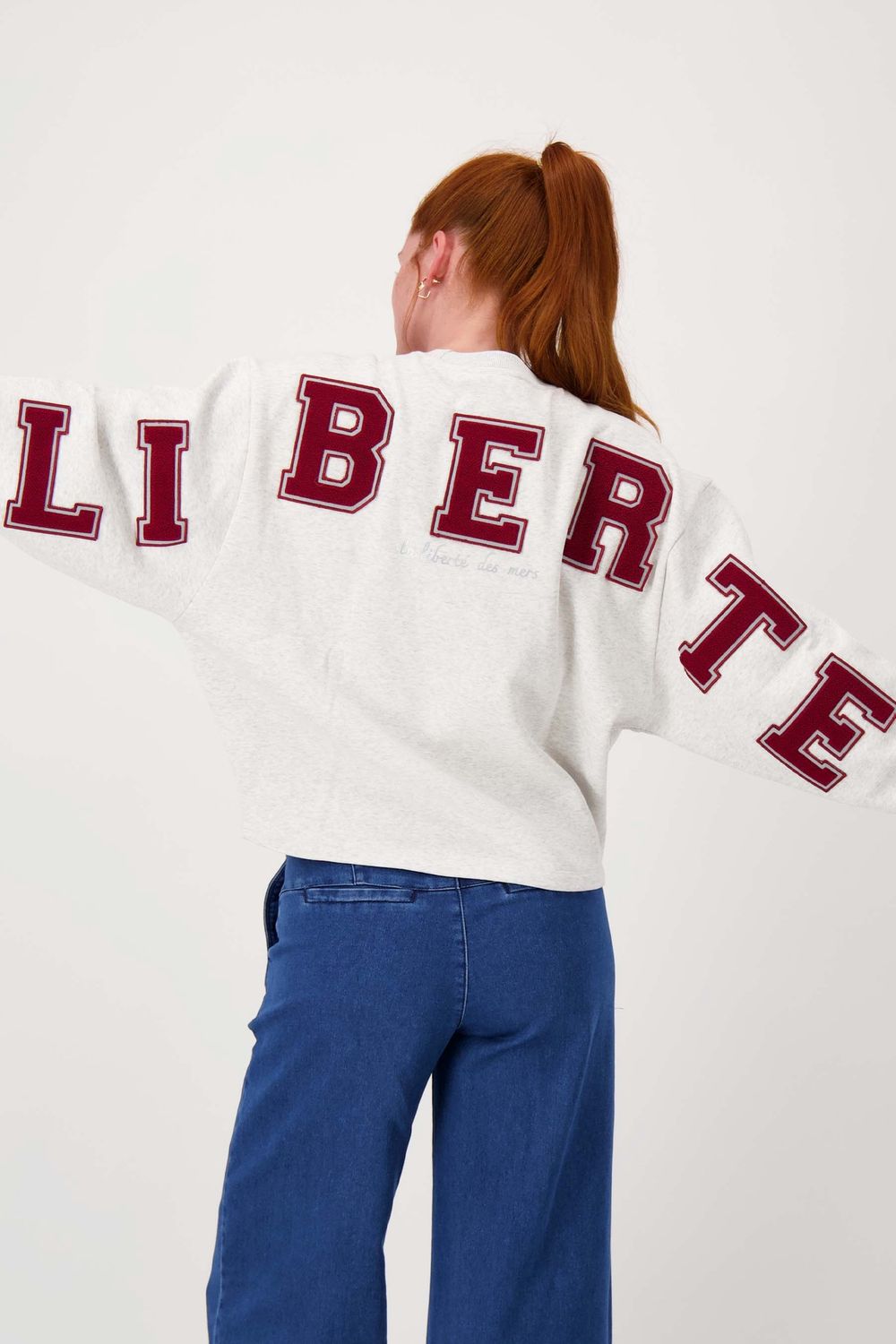 Sweater met tekst