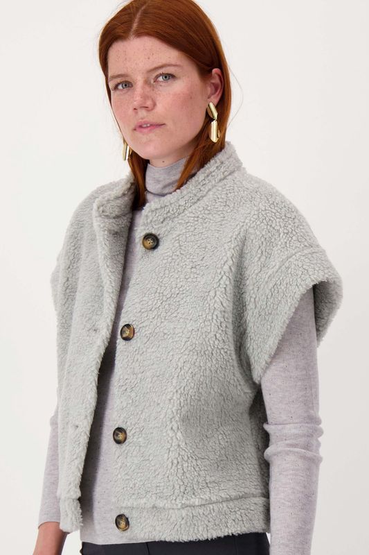 Teddy gilet kort