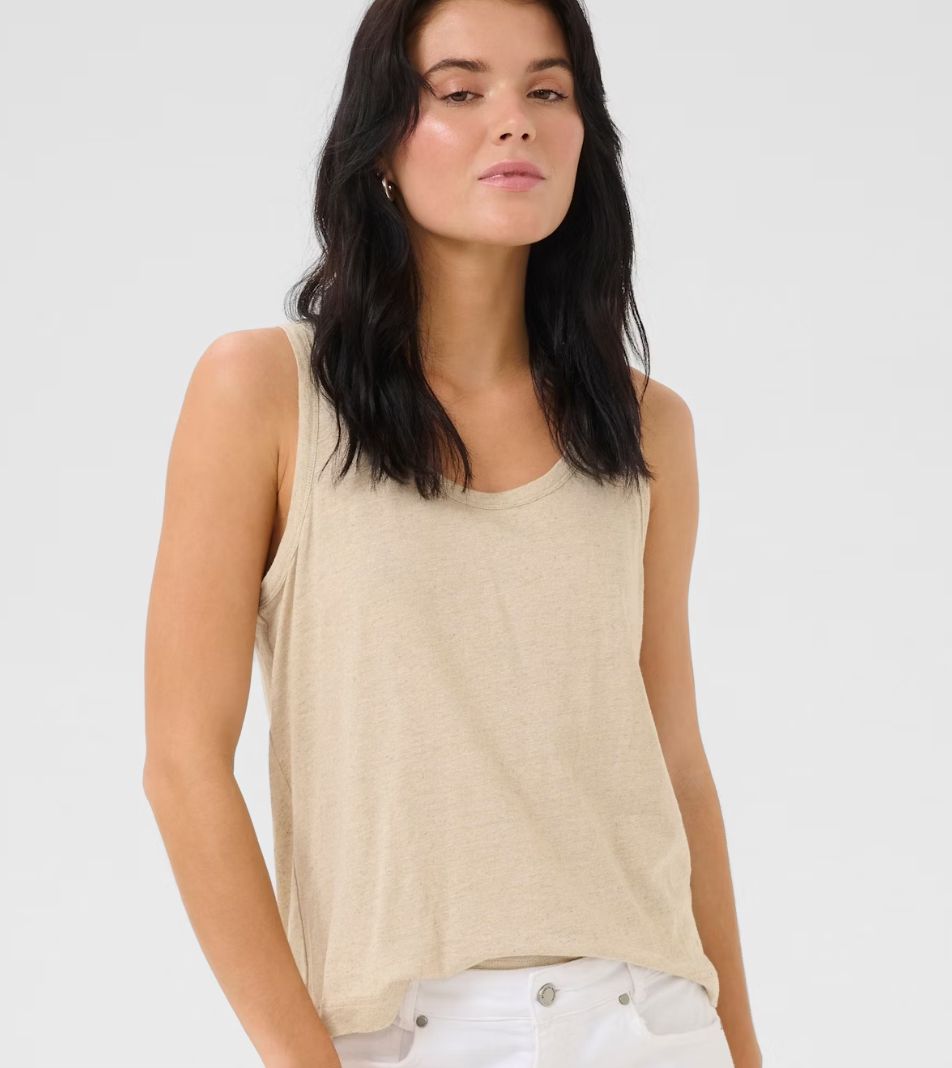 LisaMW Top	Oatmeal Melange