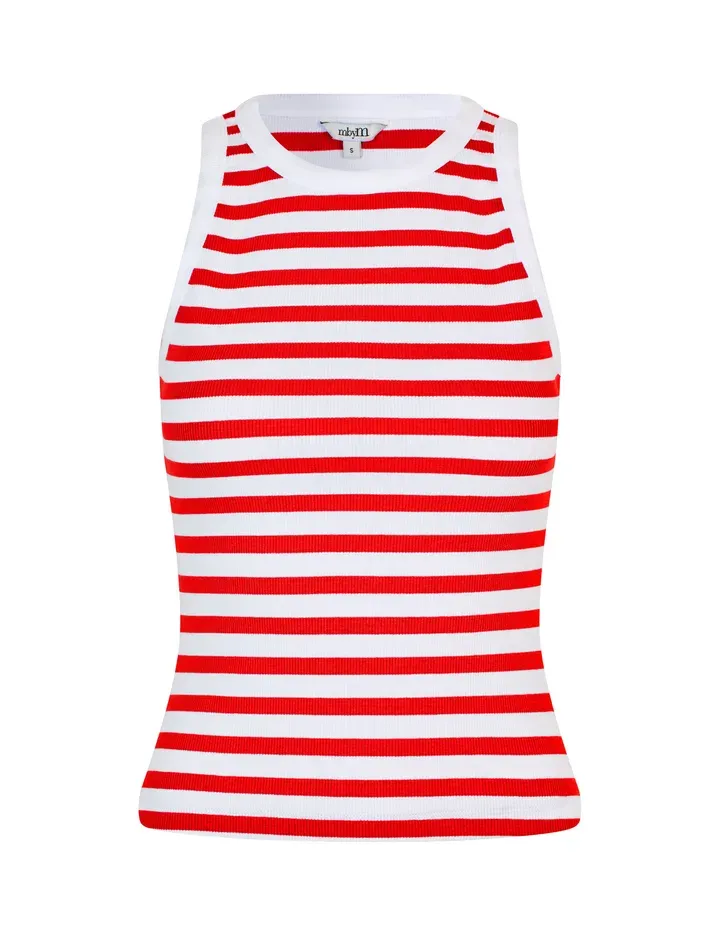 Tanktop Jaxson-M	Evelyn Stripe	White Calypso Stripe