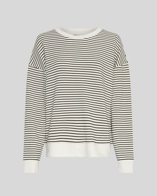 Sweater MSCHIma Q Sweatshirt STP Oatmeal Black