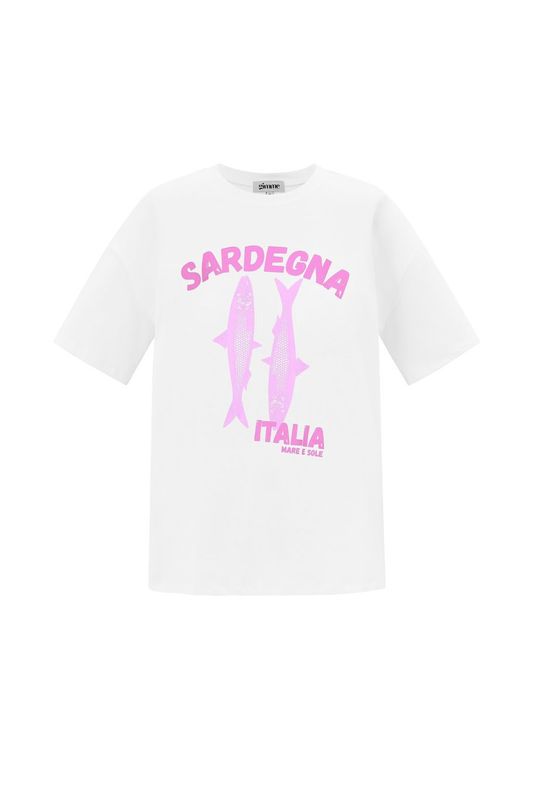 T-shirt Sardegna Italia oversized