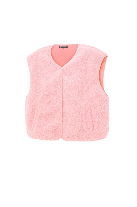 Teddy Vest Pink