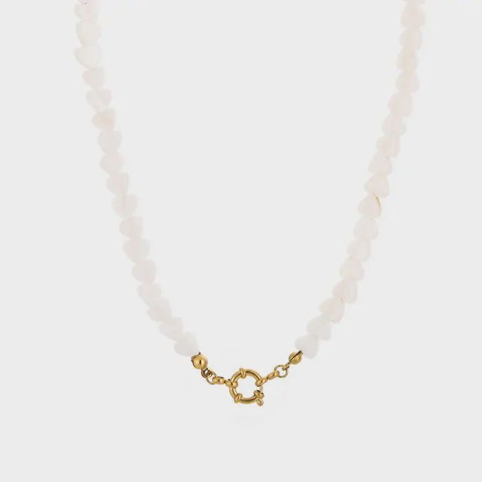 Ketting hart wit JE18438 - WHITE