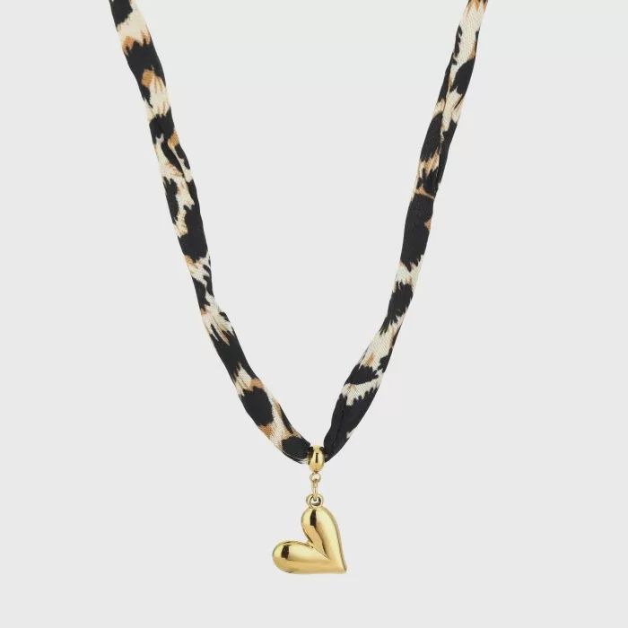 Ketting hart leopard JE17230 - GOLD