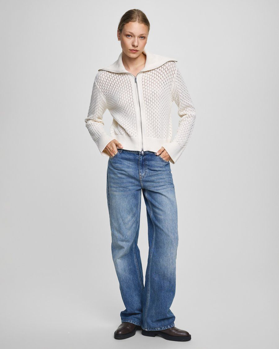 MSCHBine Lui Relaxed Long Jeans	Mid Blue Wash