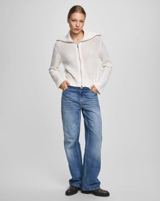 MSCHBine Lui Relaxed Long Jeans	Mid Blue Wash