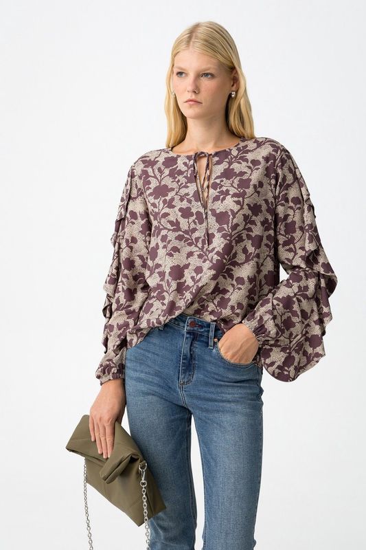 Blouse top Miller print