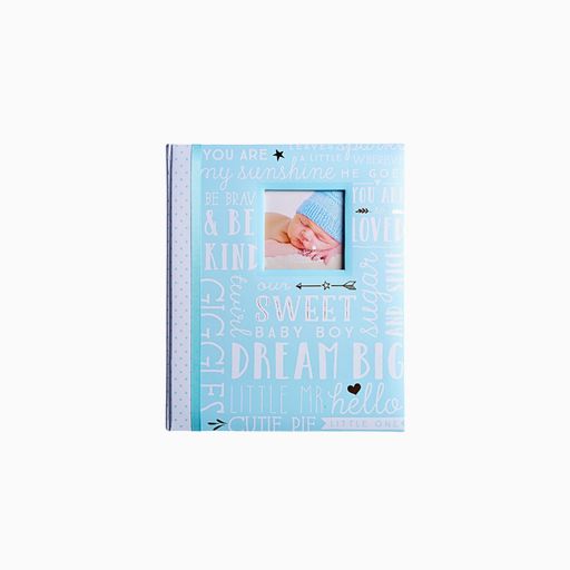 Lil Peach Baby Boy Memory Book Blue