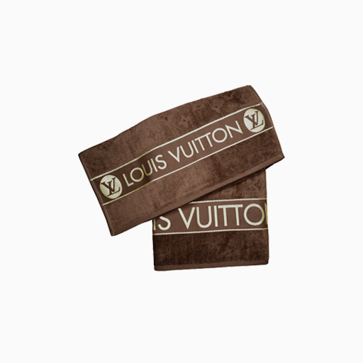 Louis Vuitton Towels set of 2 pieces Brown