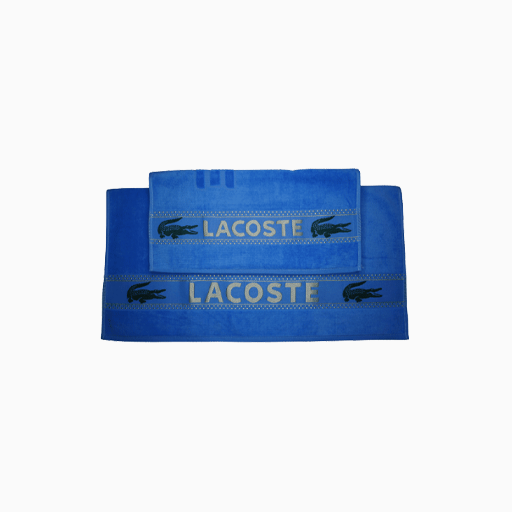 Lacoste Towels set of 2 pieces Blue