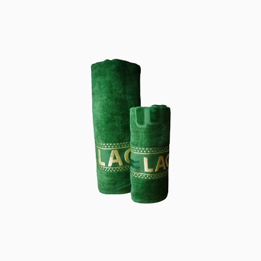 Lacoste Towels set of 2 pieces Green