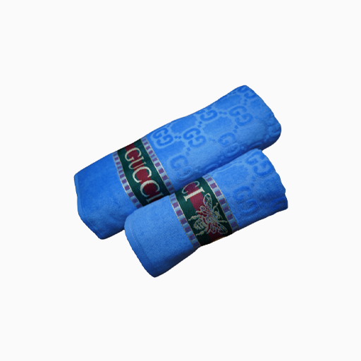 Gucci Towels set of 2 pieces Blue