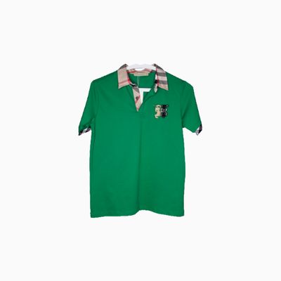 Burberry Children Summer Polo T-shirt Green