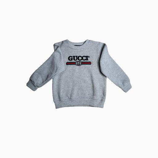 Gucci Baby long Sleeves Sweater Grey