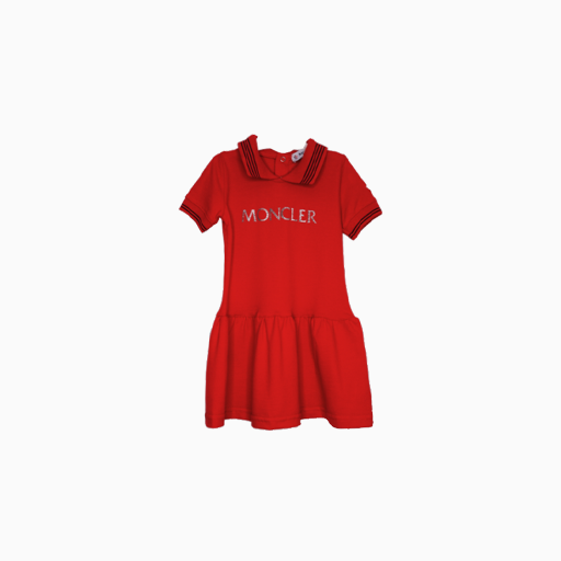 Moncler Children Summer Dress Red