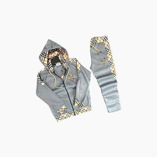 Burberry Men Tracksuit Grey