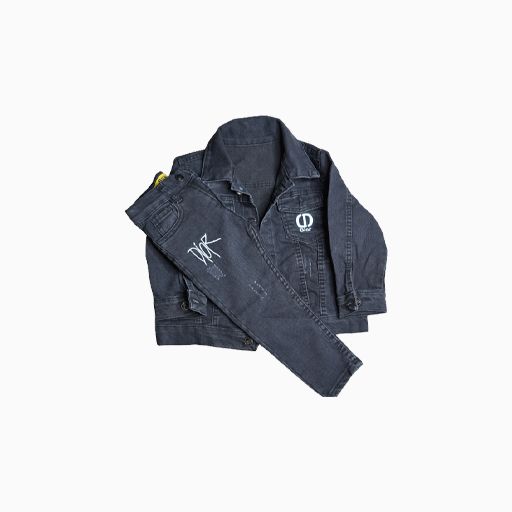 Christian Dior Denim Jacket and Jeans sets Boys Dark Grey