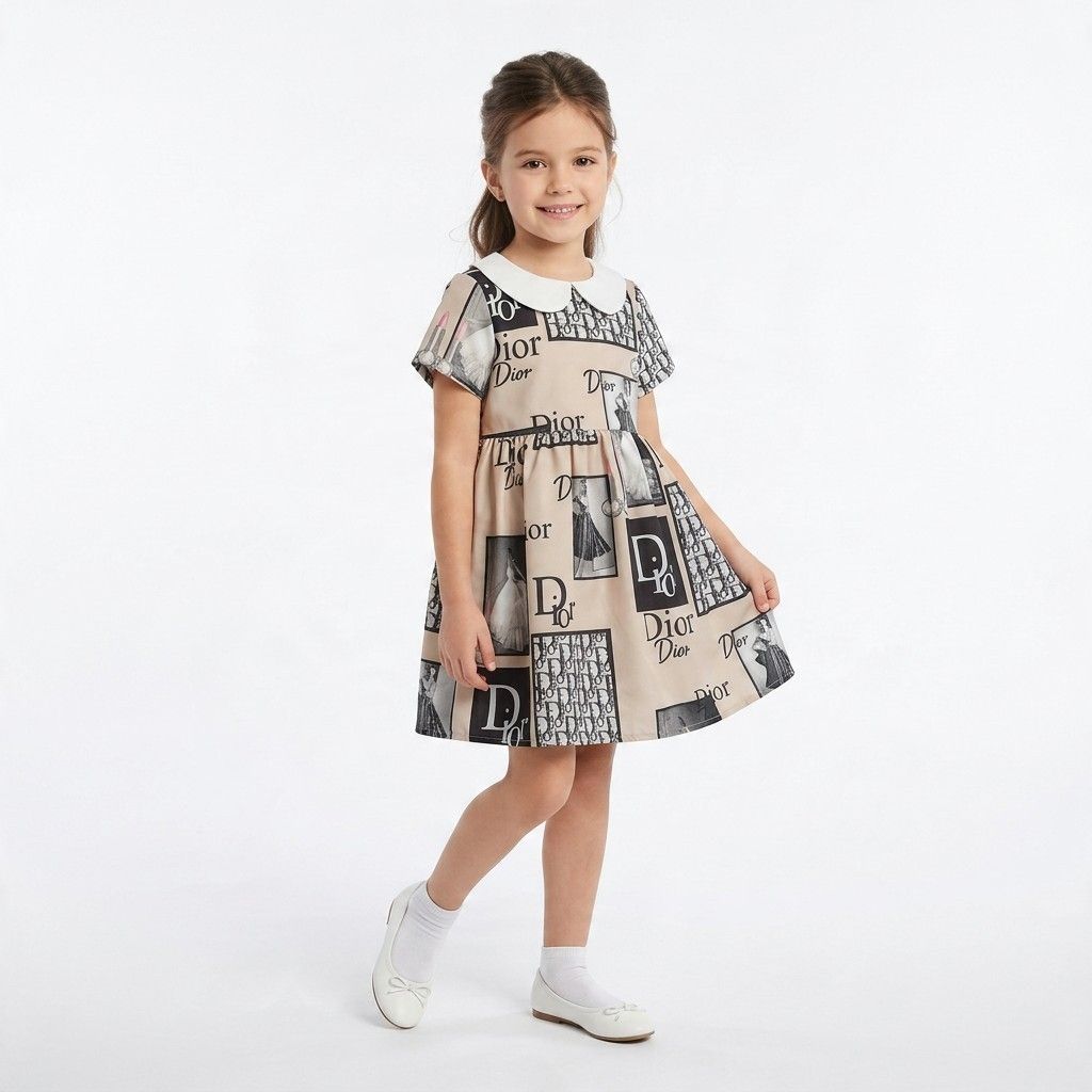 Girls’ Summer Dress – Elegant Design Girls’ Summer Dress – Elegant Design
