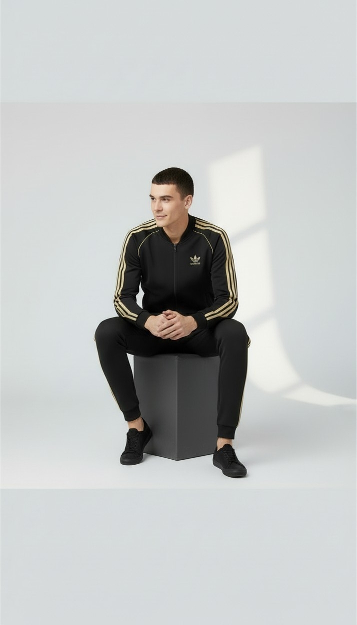  Men Tracksuit Black