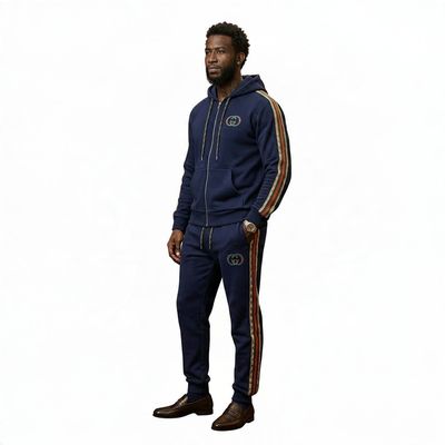Gucci Men Tracksuit Black Gucci Men Tracksuit Black