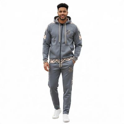 Luxury Men Tracksuit Grey Luxury Men Tracksuit Grey