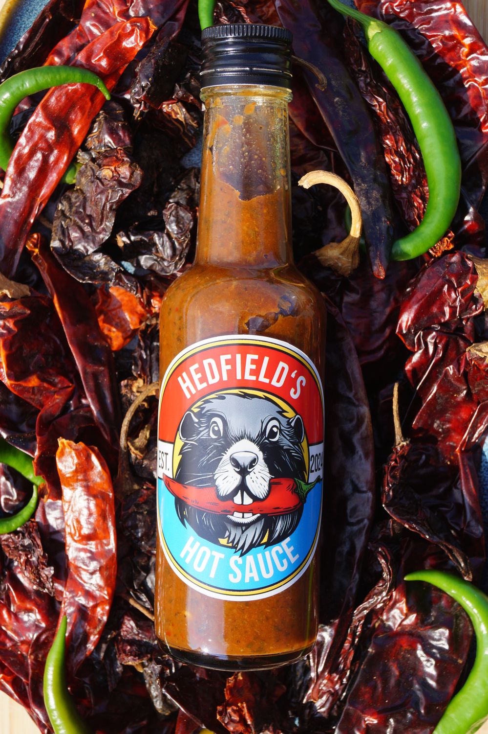 Rauchige Chilisauce (Serrano, Anaheim, Guajillo und Morita Chipotle)