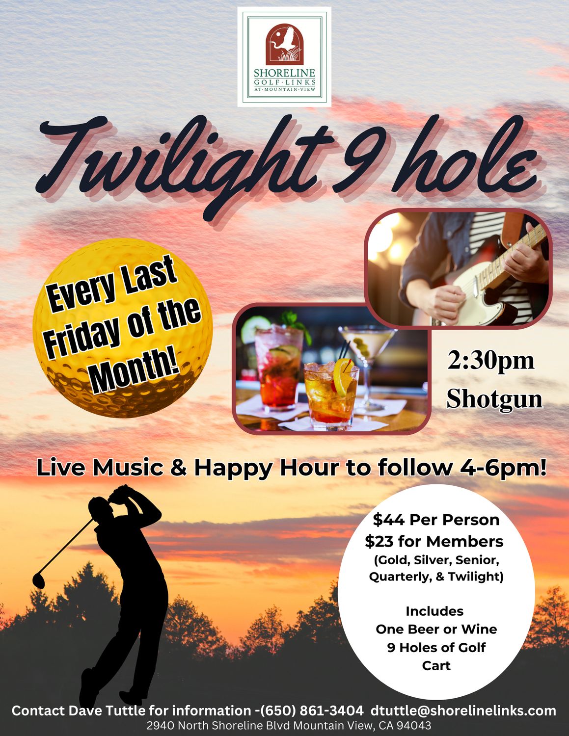 2/28 Twilight 9 hole