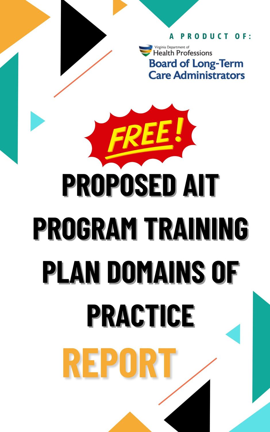 VA-PROPOSED AIT PROGRAM TRAINING PLAN DOMAINS OF PRACTICE