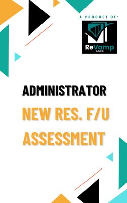 New Res. F0800. Follow up Assessment of Daily and Activity