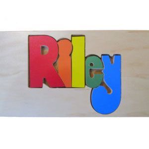 Custom Wooden Name Puzzle
