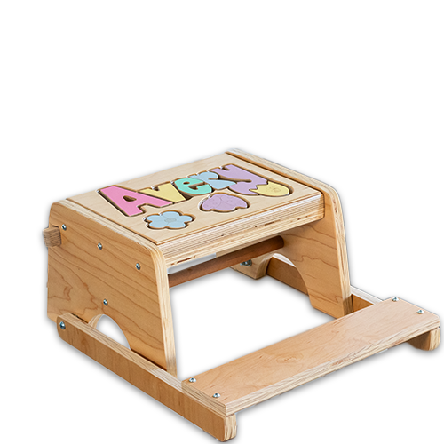 Flip Back Name Stools