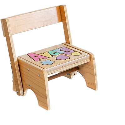 Flip Back Name Stools