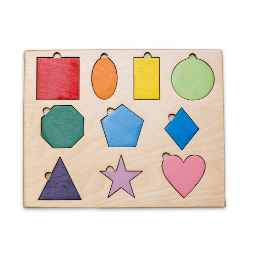Learn Shapes and Colors Puzzle