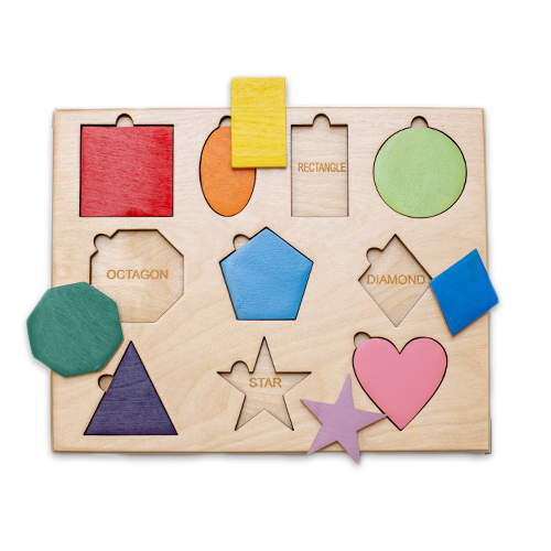 Learn Shapes and Colors Puzzle