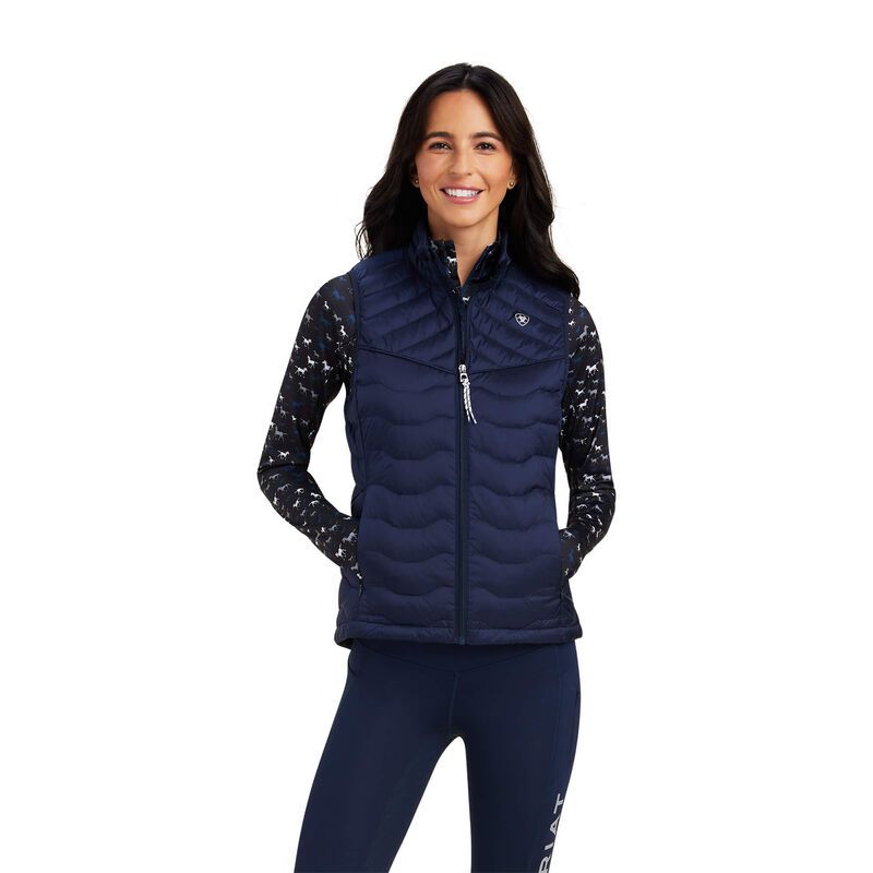 ARIAT IDEAL DOWN VEST NAVY ECLIPSE