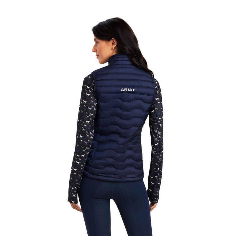 ARIAT IDEAL DOWN VEST NAVY ECLIPSE