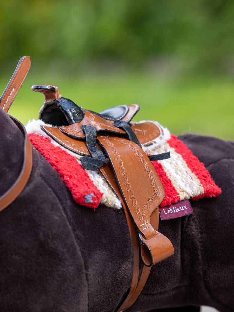 LEMIEUX TOY PONY WESTERN SADDLE