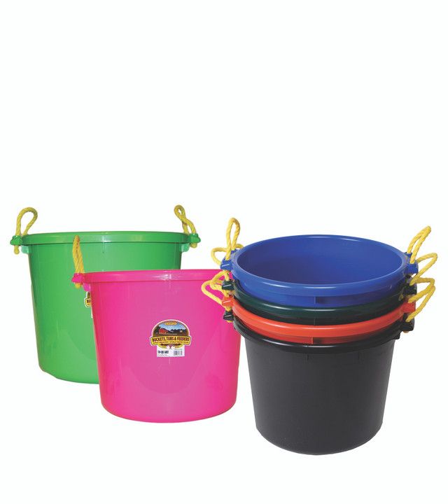 DURAFLEX MUCK BUCKET TUB 70 QT. (ASSORTED COLORS)
