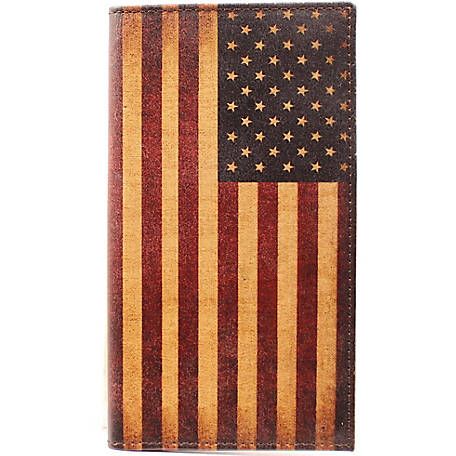 NOCONA USA FLAG RODEO WALLET