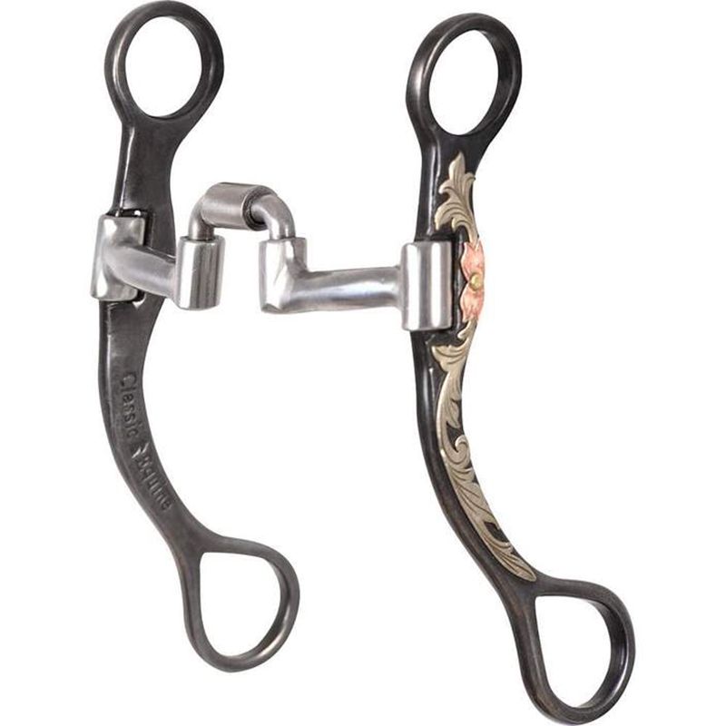 CLASSIC EQUINE STRAIGHT SHANK LOW PORT BARREL BIT