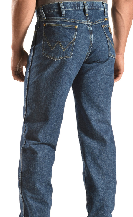 WRANGLER MEN&#39;S COWBOY CUT HEAVYWEIGHT STONE JEANS